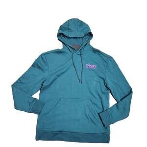 Oakley Factory Pilot RC Pullover Hoodie Teal Green Size Small NWT